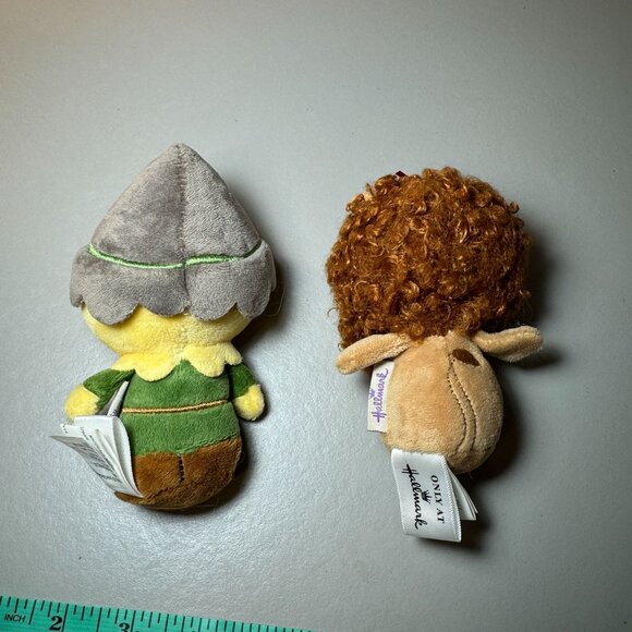 Wizard of Oz Hallmark Itty Bitty Bittys Cowardly Lio n & Scarecrow - Picture 4 of 7